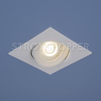 Встраиваемый точечный светодиодный светильник 9915 LED 6W WH белый