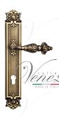 Дверная ручка Venezia на планке PL97 мод. Lucrecia (мат. бронза) под цилиндр